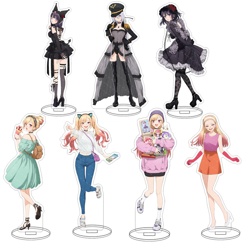 Anime Merchandise Gift - 16 センチメートルアニメアクリルスタンド私のドレスアップダーリン北川マリン伊豆佐久奈伊豆真珠コスフィギュア装飾品絶妙なギフト