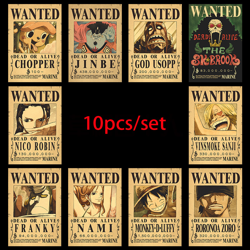 Zoro Anime Merchandise - 10枚セット アニメ ワンピース ルフィ 30億 ゾロ