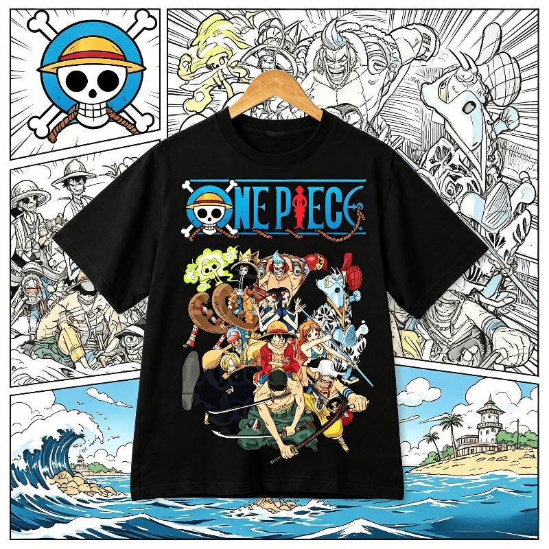 Zoro Anime Merchandise - ワンピース日本アニメプリントメンズ Tシャツロロノア・ゾロ少年子供の原宿半袖キッズルフィ Tシャツ服