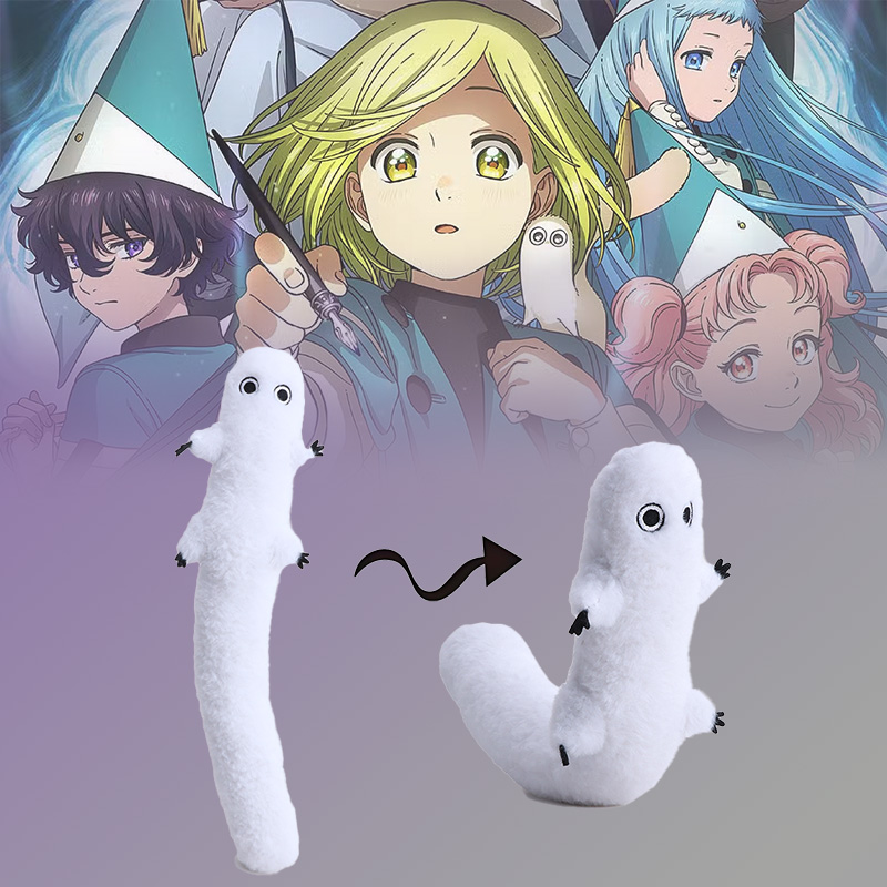 Anime Merchandise For Kids - ホットウィッチハットアトリエ フードワームぬいぐるみ ふわふわで形を変えられる可愛いアニメグッズ アニメファン向け 子供/大人向け ‌