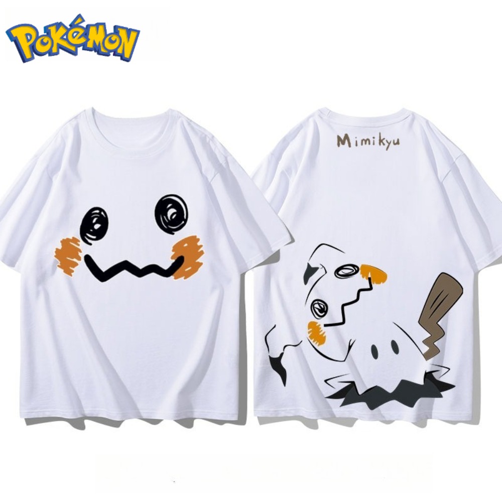 Anime Merchandise Store Japan - ポケモン ミミッキュ 前後プリント Tシャツ メンズ レディース