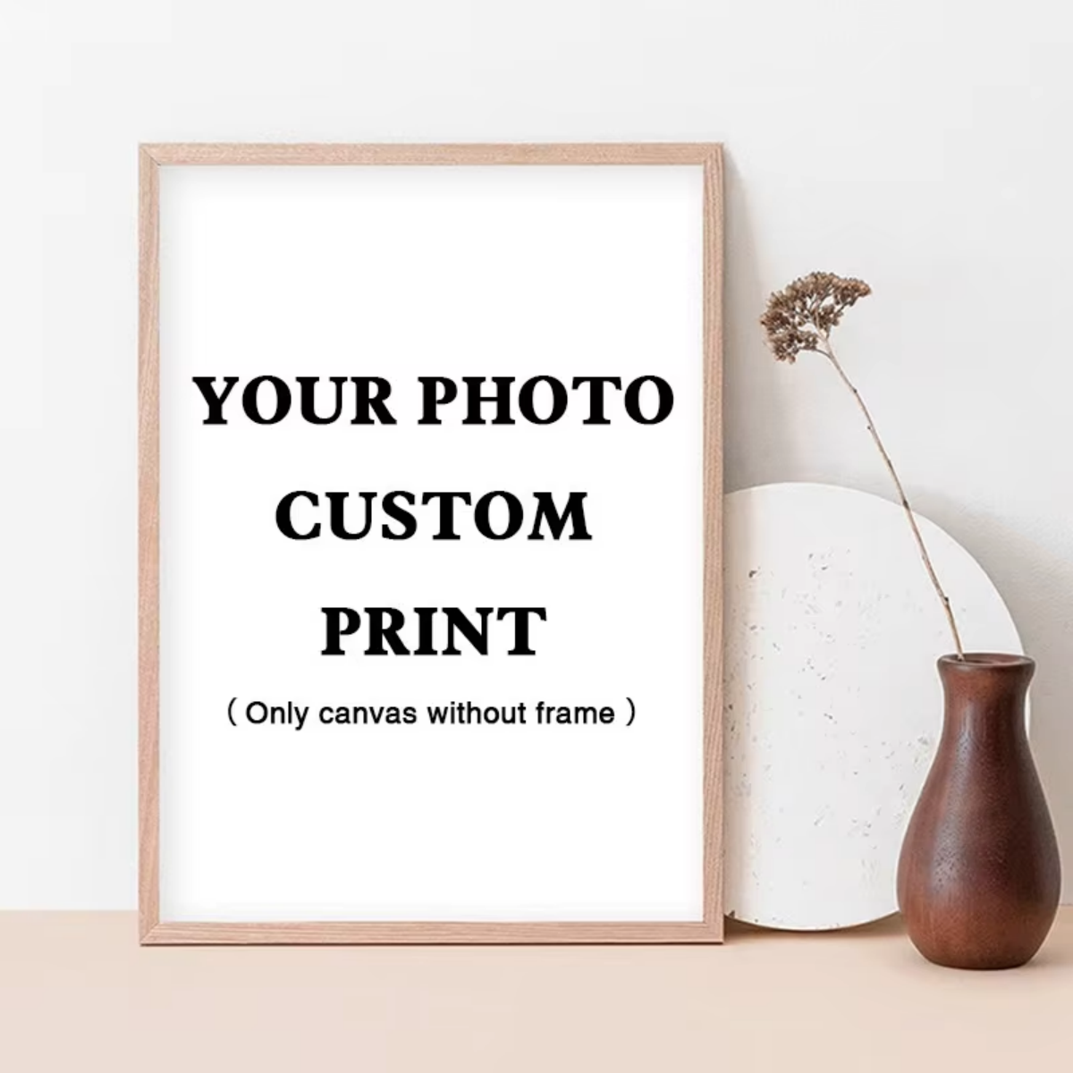 Anime Poster Print - パーソナライズされたカスタムキャンバスプリント写真カスタムポスター家族生活ペットアニメ誕生日結婚式風景家の装飾ギフト