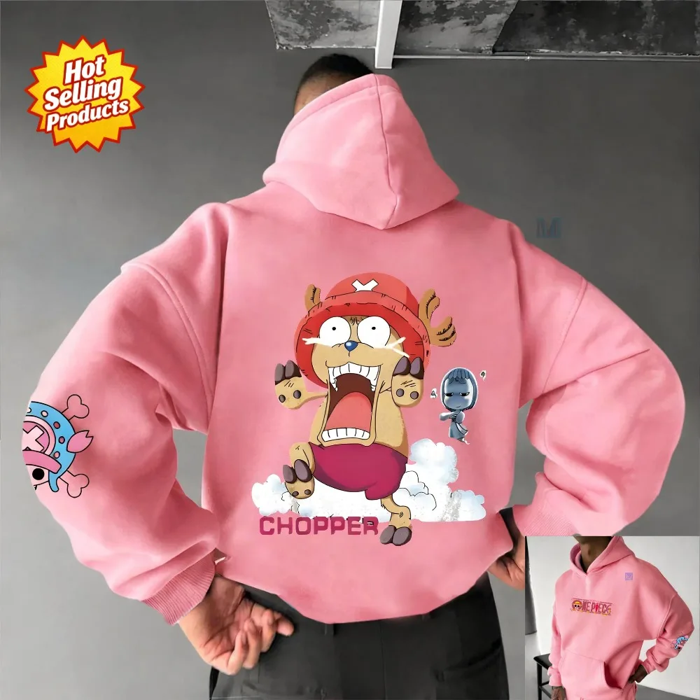 Anime Merchandise Store Japan - ワンピースパーカー トニートニーチョッパー 新しいスウェットシャツ男性女性綿特大ルーズフィット快適ストリートウェアユニセックス秋冬