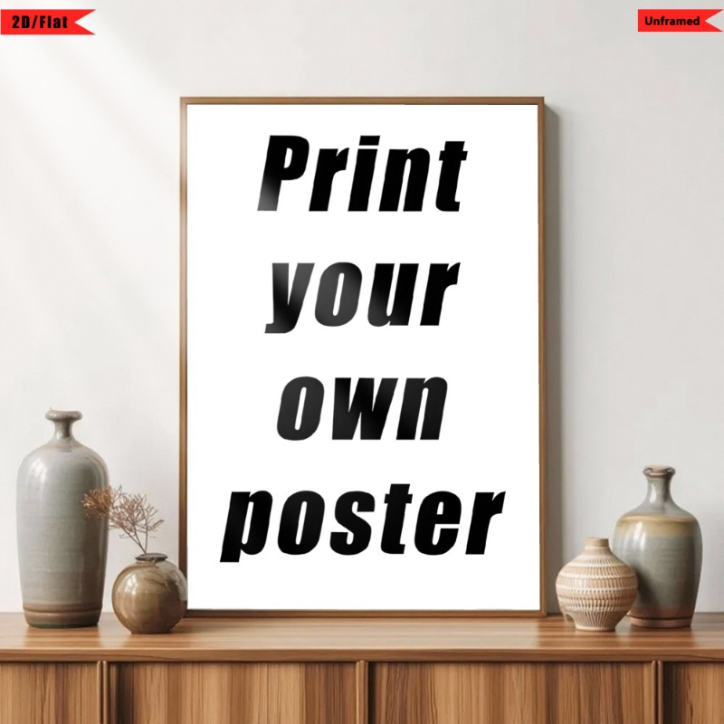 Anime Poster Print - パーソナライズされたカスタムキャンバスプリント写真カスタムポスター、家族、ペット、アニメ、誕生日、結婚式、風景、家の装飾、ギフトに最適