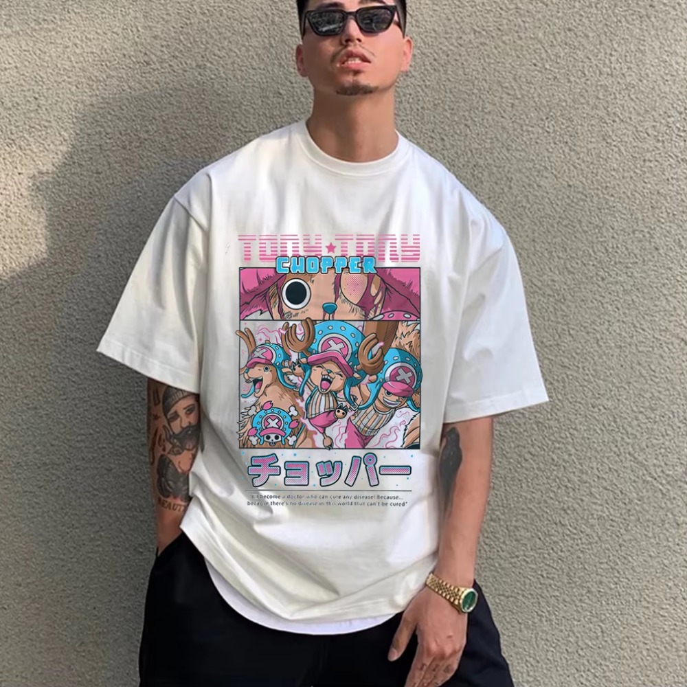 Anime Merchandise Store Japan - メンズ Tシャツ アニメ ワンピース チョッパー プリント