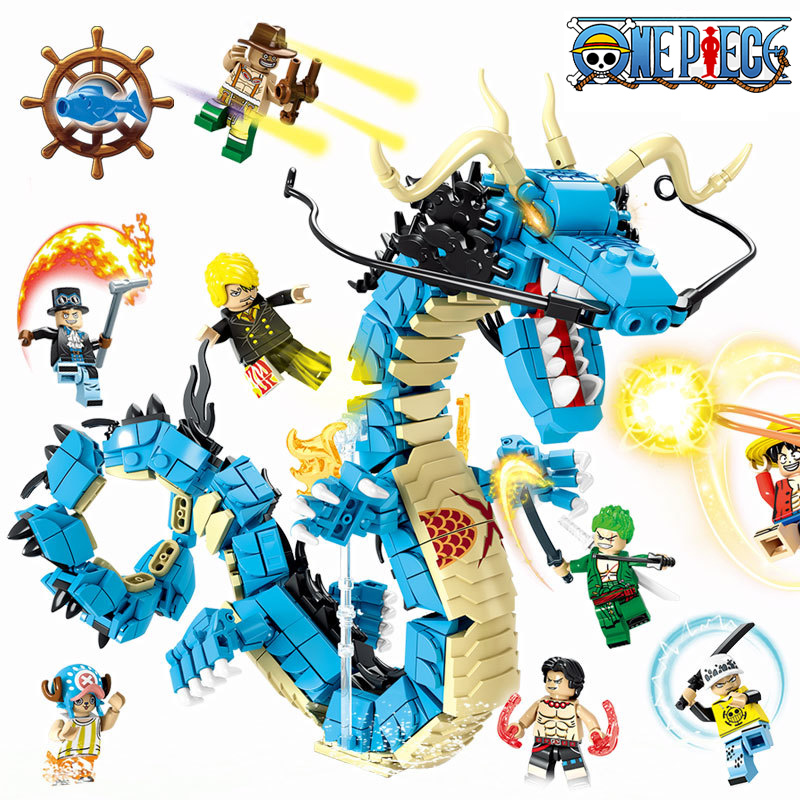 Zoro Anime Merchandise - ワンピース 組み立てブロック ブラインドボックス ルフィ ゾロ カイドー