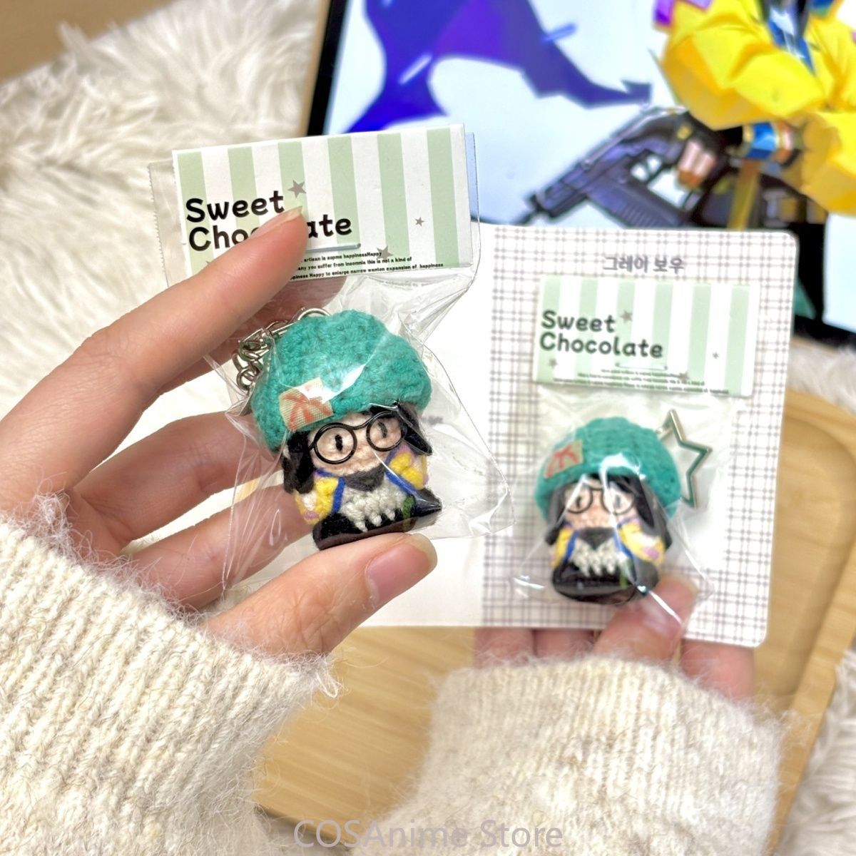 Top Anime Merchandise - VALORANT キルジョイ ゲームコスプレ ニットボディ ミニぬいぐるみ バッグペンダント