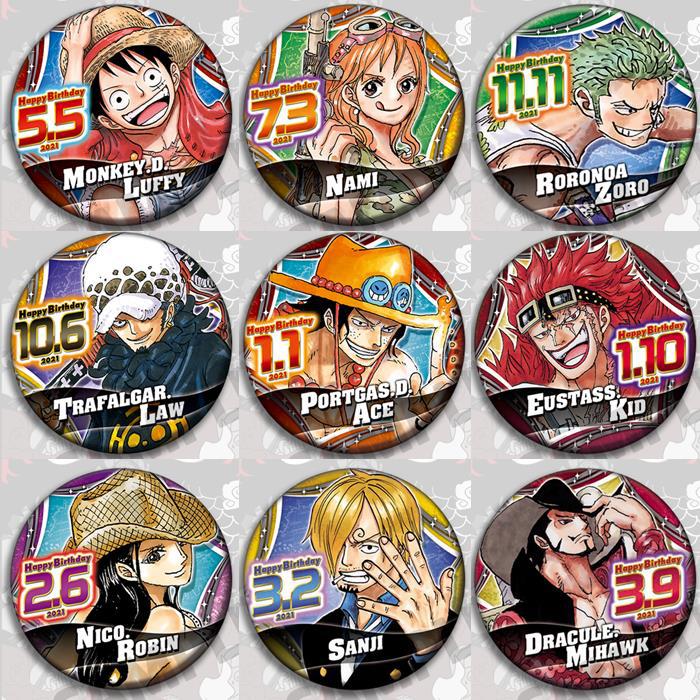 Zoro Anime Merchandise - ワンピースアニメバッジピンセットルフィエースゾロロビンサンジバックパックアクセサリー誕生日ギフト中国製商品