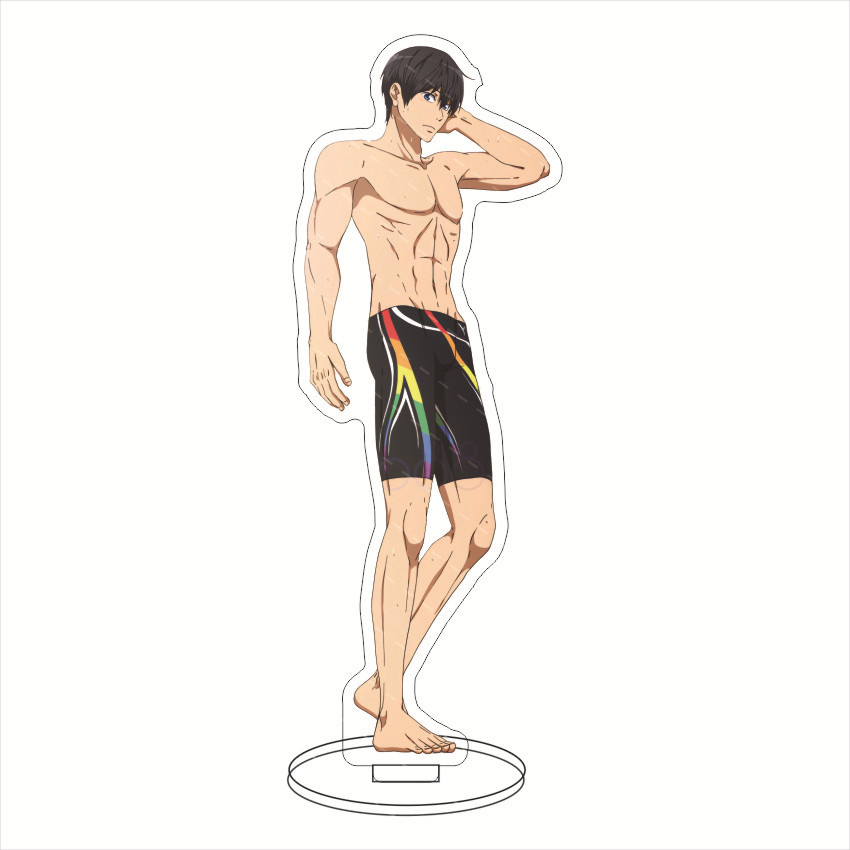 16CMアニメアクリルフィギュア無料！ 七瀬はるか 松岡凛  - Anime Merchandise Gift のレビューと価格