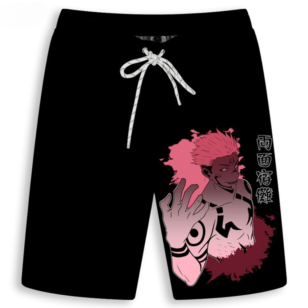 メンズ 五条悟 プリント ショーツ 男性 女性 スポーティー - Anime Merchandise Store Japan のレビューと価格