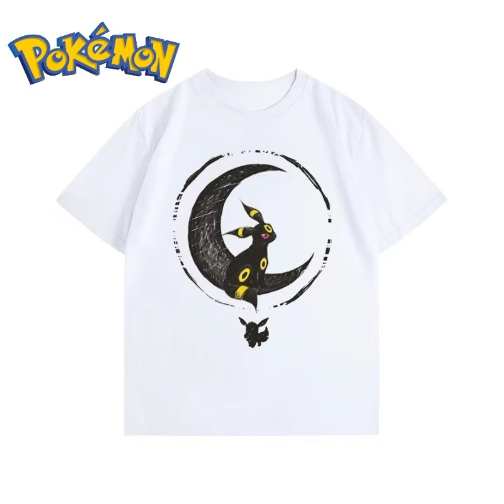 夏新作ポケモン漫画ウムレオンプリント Tシャツ男性と女性の  - Anime Merchandise Store Japan のレビューと価格