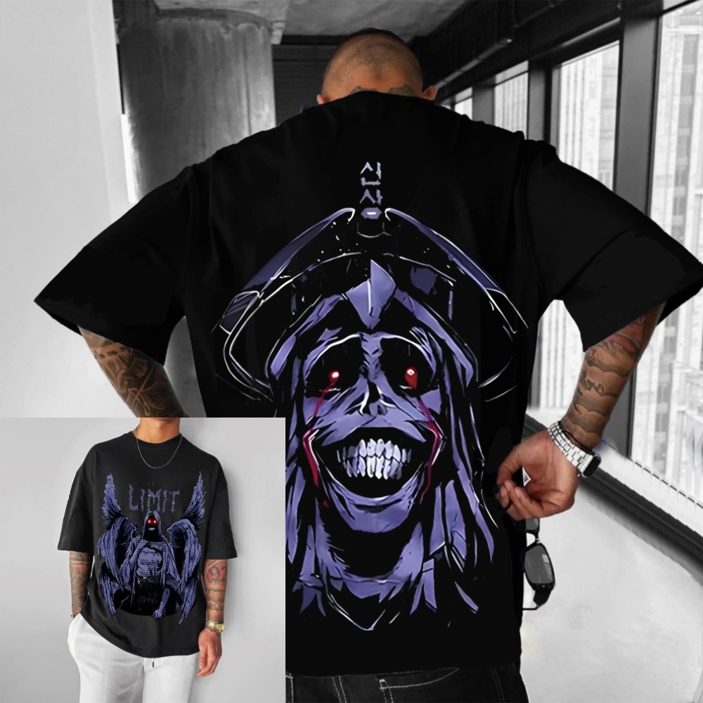 アニメソロレベルリングアライズプリント特大メンズ Tシャツ夏 - Anime Merchandise Store Japan のレビューと価格