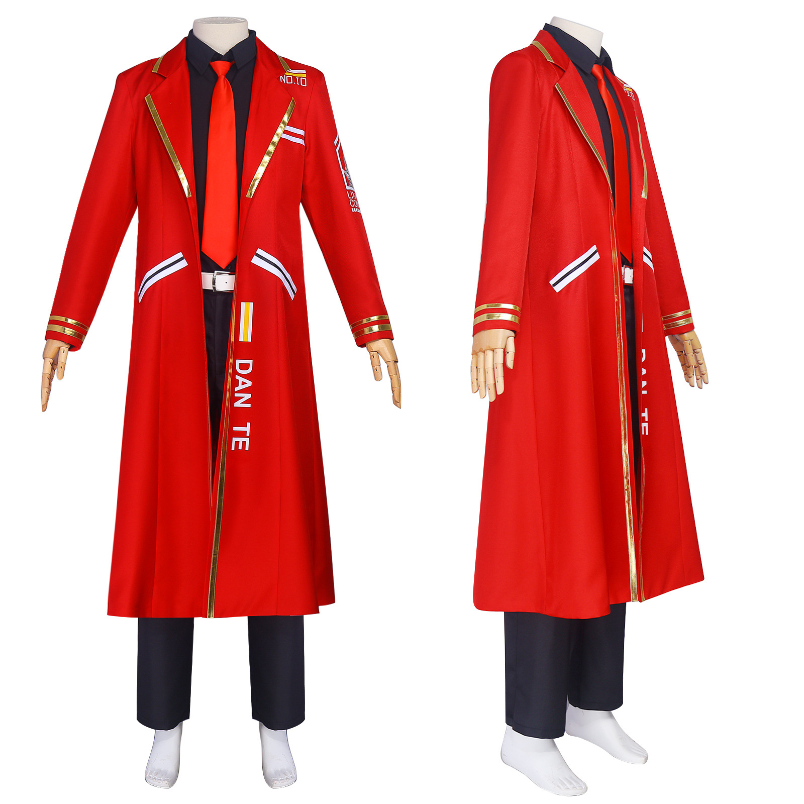 DMC 5 ダンテコスプレ衣装成人男性ロングレッドウインドブ - Windbreaker Anime Merchandise のレビューと価格
