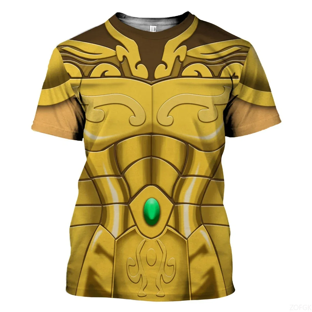 3D ファッション新漫画アニメ聖闘士星矢プリント半袖夏カジュ - Anime Merchandise Clothes のレビューと価格