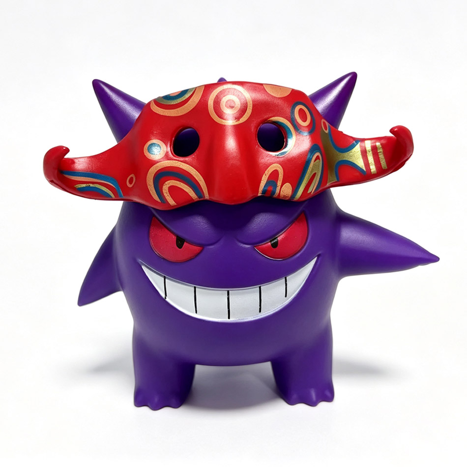 ポケモン ゲンガー フィギュア マスク付き、9cm アニメ  - Anime Merchandise For Kids のレビューと価格