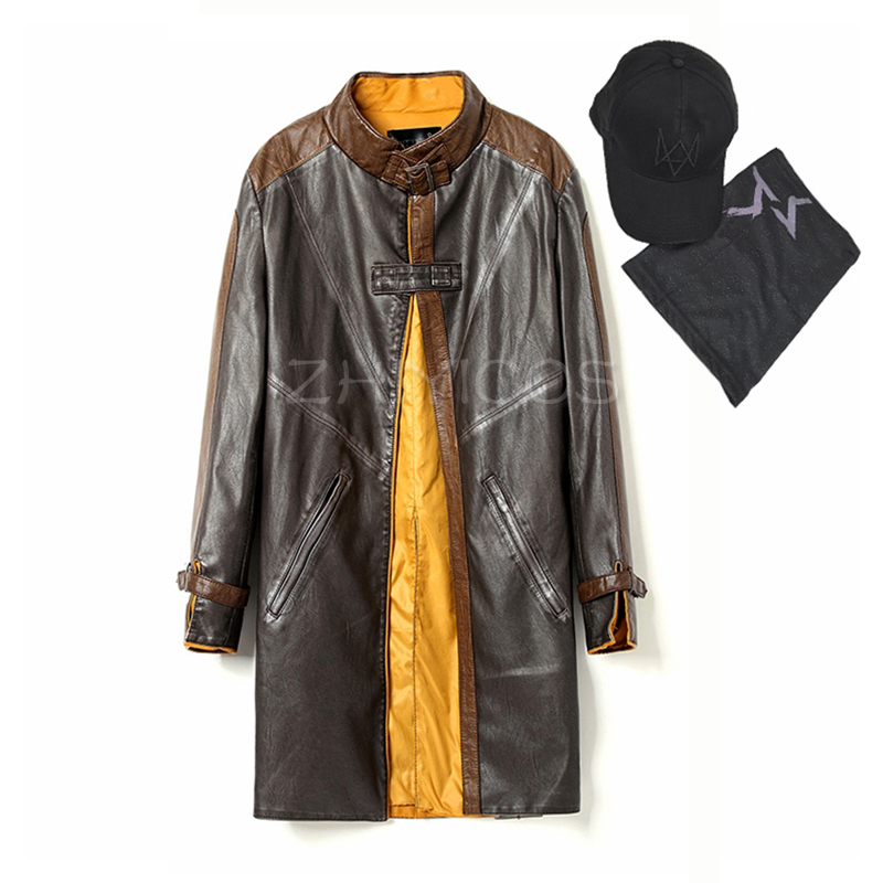 エイデン・ピアース コスプレ衣装 PUレザージャケット エイ - Windbreaker Anime Merchandise のレビューと価格