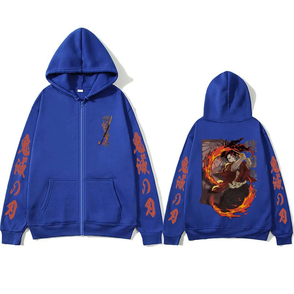 新しい鬼滅の刃継国縁壱グッズジッパーフーディ男性女性ファッシ - Anime Merchandise Store Japan のレビューと価格
