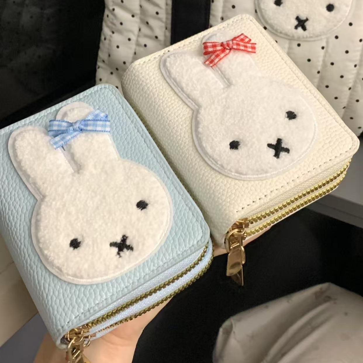 ミッフィー柄シンプルファッションポータブルショートコインパー - Anime Merchandise Bag のレビューと価格